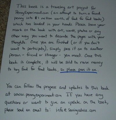Penny for your Thoughts inside page Penny for your Thoughts inside page