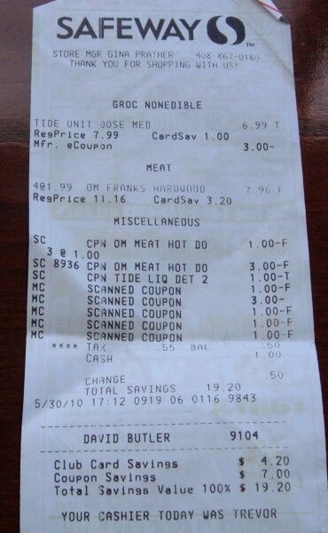 turkey frank receipt turkey frank receipt