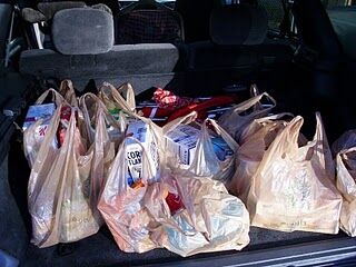 food bank groceries