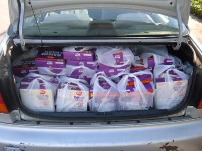 Milpitas food pantry trunk