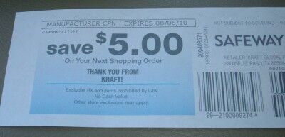 Kraft Catalina coupon